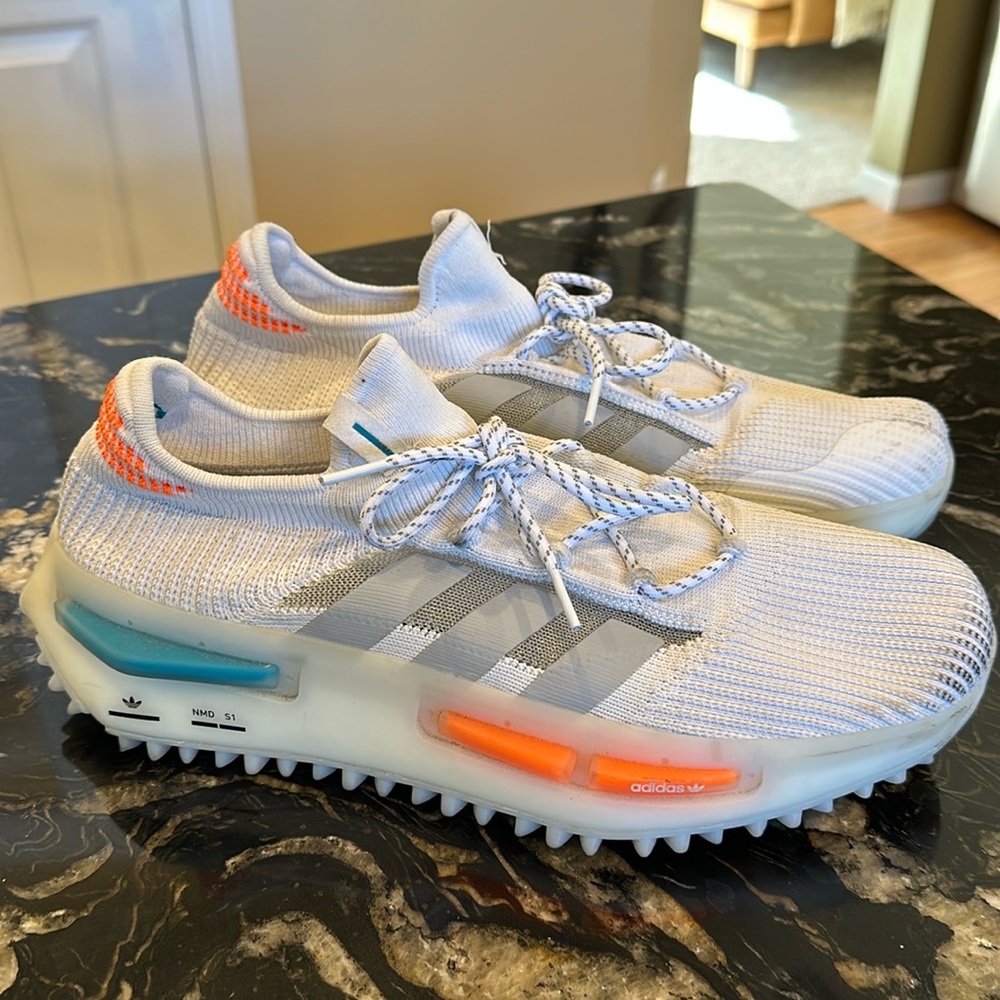 Adidas Originals NMD S1 Boost Low Mens Running Shoes White FZ5707